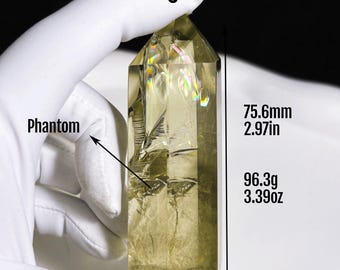 スモーキークォーツとシトリンタワー - レインボー - 高品質 - 天然