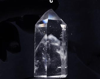 Clear Quartz Tower with Phantom Inclusions – High-Energy Crystal Point for Meditation, Clarity & Spiritual Growth Rare Phantom Quartz Tower