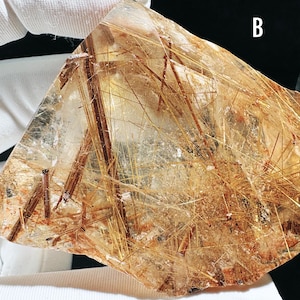 Sparkling Natural Golden Rutilated Quartz with Gold Rutile Quartz Smoky Quartz Crystal Freeform High-Vibration Healing Stone