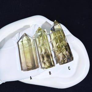 AAAAA-Grade Natural Rainbow Phantom Citrine Tower - Merchant&#39;s Stone - High Quality Crystal - 100% Natural Colors and Rainbows, Wealth Stone