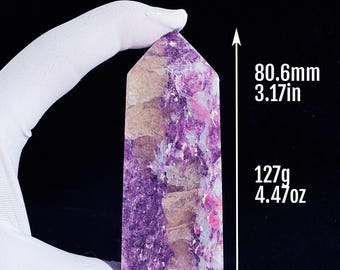 Unicorn Stone Crystal Tower | Mystical Energy and Imagination Stone | Perfect for Meditation, Healing, and Home Décor
