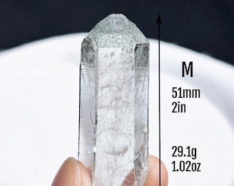 Himalayan Green Phantom Quartz Points | Natural Crystal Points from the Himalayas, Pakistan