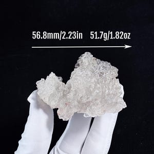 Himalayan Nirvana Quartz Crystal with Stunning Etched Patterns  Ice Quartz, Powerful Healing Crystal from Pakistan Himalayas 51.7g