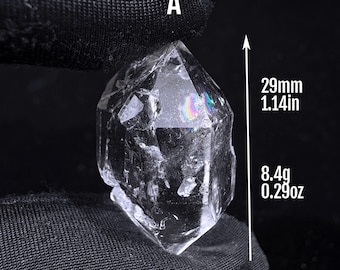 Natural Herkimer Diamond Quartz Light Smoky Quartz Crystal Double Terminated from China High Vibration Collector’s Stone
