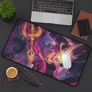 Tapis de jeu TCG - Lorcana - art alternatif Ursula Sea Witch Queen - plusieurs tailles sans zones