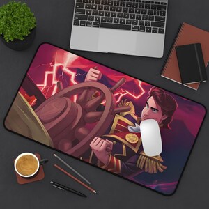 Tapis de jeu TCG - Lorcana - Timonier expert Prince Eric - plusieurs tailles sans zones