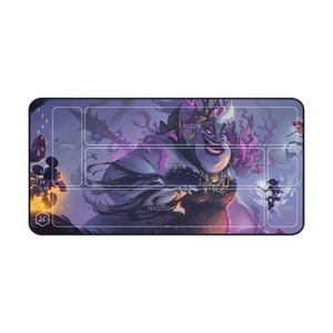 TCG-speelmatten - Lorcana - Ursula's Return Key Art - meerdere maten MET zones