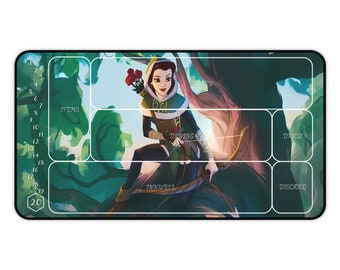 TCG-speelmatten - Lorcana - Belle Hidden Archer - meerdere maten MET zones