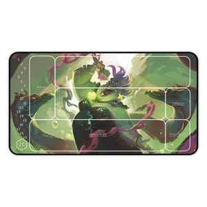 Tapis de jeu TCG - Lorcana - Ursula Deceiver of All Alternate Art - plusieurs tailles avec zones