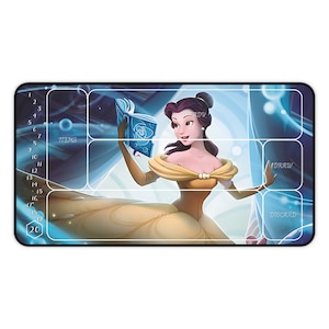 TCG Play Mats - Lorcana - Belle Strange but Special - multiple sizes WITH zones
