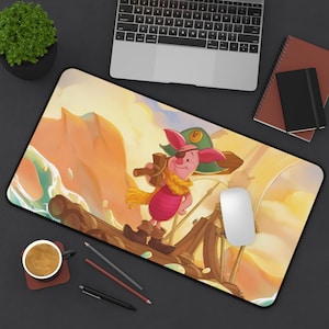 Tapis de jeu JCC - Lorcana - Capitaine pirate Porcinet Ourson - plusieurs tailles sans zones