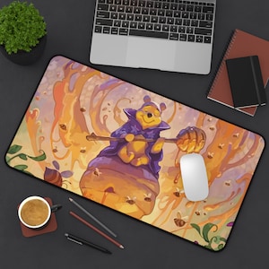 Tapis de jeu TCG - Lorcana - Winnie l'ourson Hunny Wizard - plusieurs tailles sans zones
