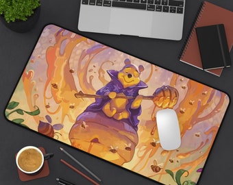 TCG Play Mats - Lorcana - Winnie the Pooh Hunny Wizard - multiple sizes NO zones