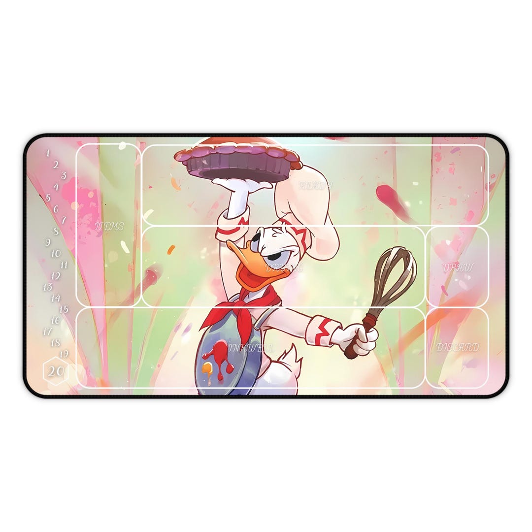 Disney LORCANA プレイマット（Donald Duck） 51amwZOr7DL.jpg_BO30,255,255,