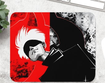 Gojo Mouse pad - Gojo Satoru Jujutsu Kaisen inspired Mouse pad - Gift for JJK Fan - Anime mousepad Anime Home Decor