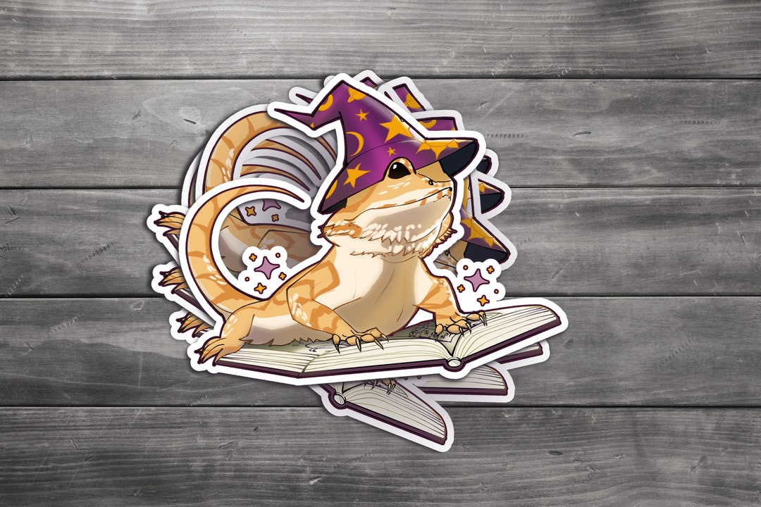 Lizard Wizard Sticker - Dungeons and Dragons Gift for Dnd Player Gift ...