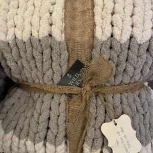 Chunky Knit Baby Blanket