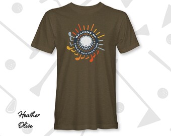 Weapons of Grass Destruction Golf Shirt | Funny Dad Golfing Tee