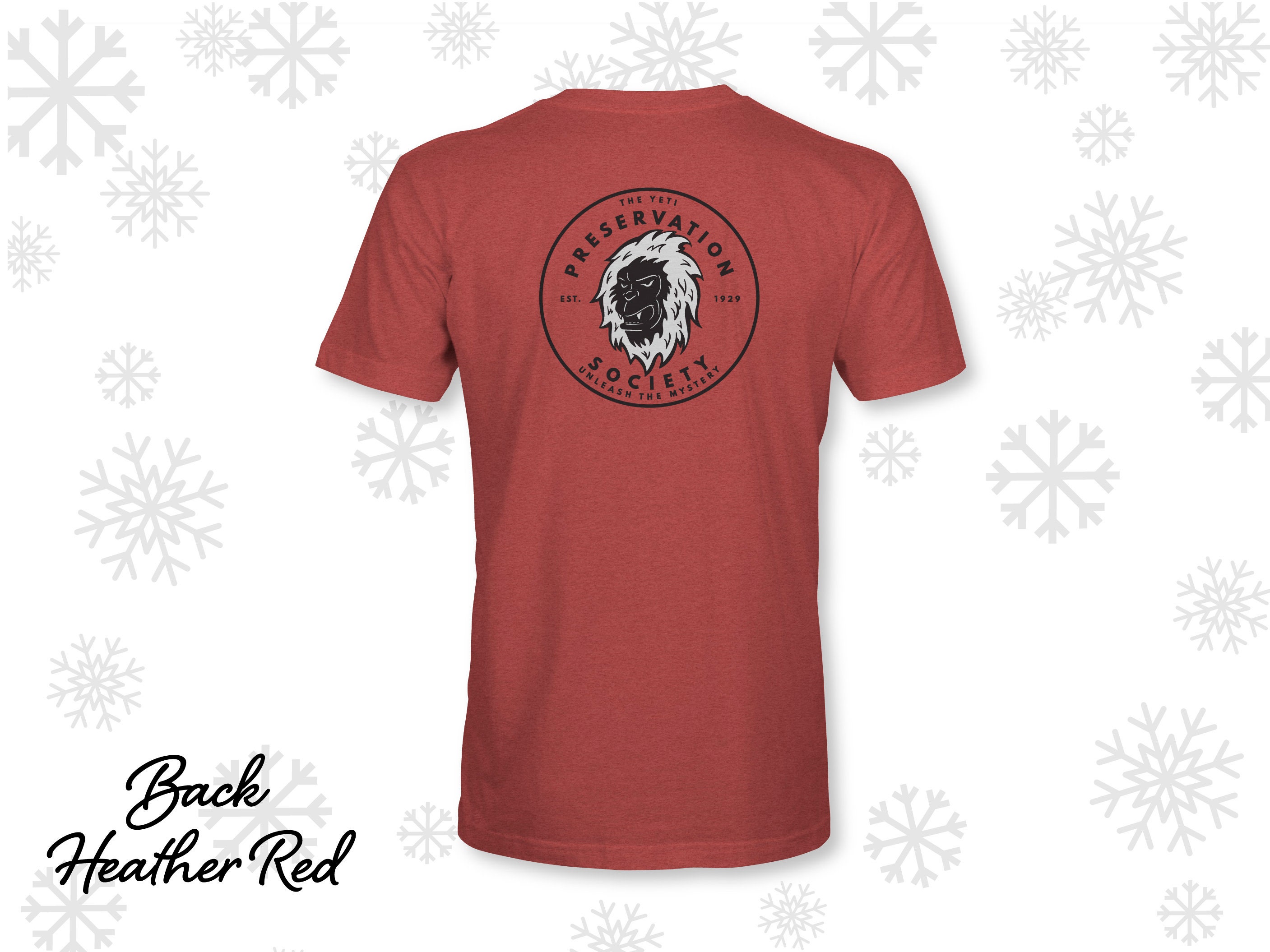 Yeti Preservation Society Graphic Tee: Ski & Snowboard T-shirt - Etsy