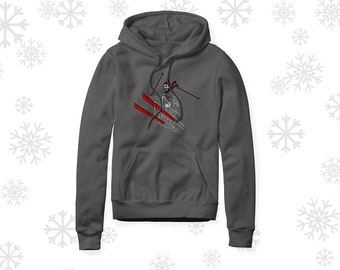 Ski Bum | Snow Skiing Shirt | Mountain Life | Skiing Sweatshirt | Snow Ski Gift | Ski Mountain Gift | Unisex Hoodie Sweatshirt