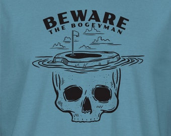 Beware the Bogeyman Golf Shirt | Funny Skull Tee