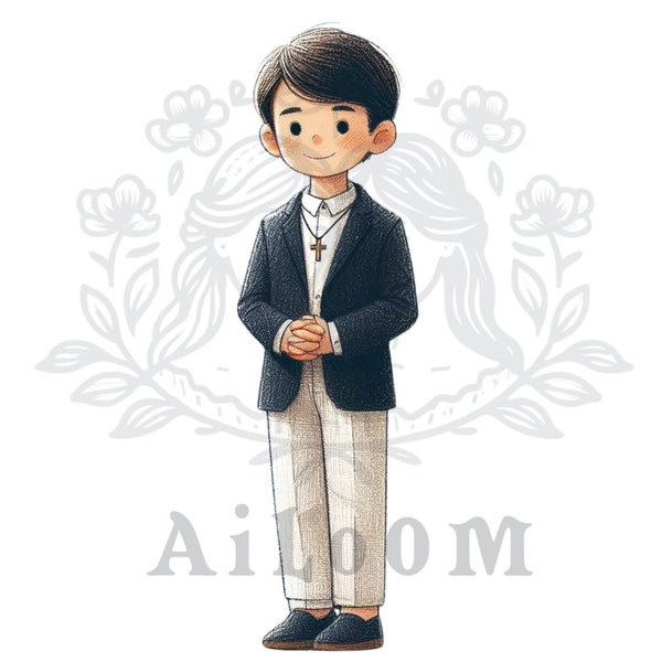 Neutral Sophistication: Moreno Communion Doll with Beige Shirt and Camel Pants