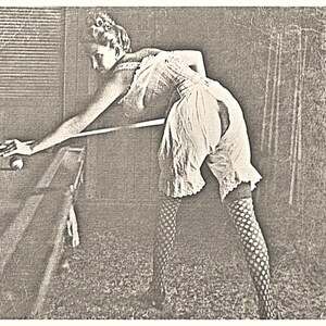 Klondike Old West Brothel Girls Soiled Doves Playing Billiards ...