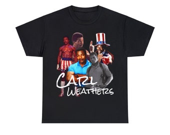 Carl Weathers tribute t shirt unisex