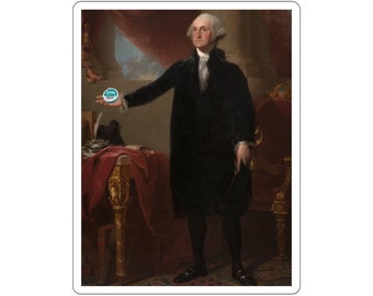 George Washington ZYN sticker