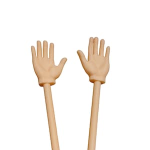 Miniatur Hände aus Silikon - Fingerfiguren - Deko-Hände