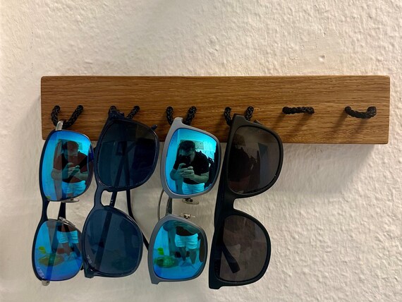 Générique Porte-lunettes en bois Stand de lunettes de soleil Lunettes de soleil L les verres à support pour chambre à coucher, Femme