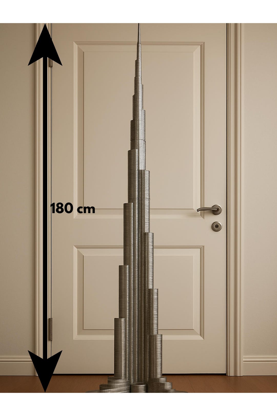 ブルジュ・ハリファ | ドバイのランドマーク | 超高層ビル | 180 cm