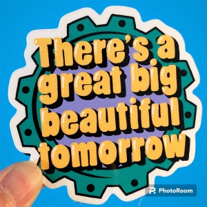 Sticker en vinyle Carousel of Progress pour ordinateur portable, gobelet ou téléphone portable - Sticker Disney Magic Kingdom Great Big Beautiful Tomorrow