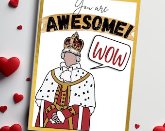 King George Greeting Card: Broadway Anniversary, Birthday (Digital Download)