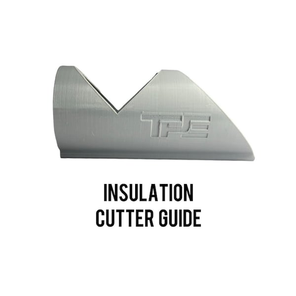 Insulation Cutter Guide - 45 Degree Cutter - 2.5” 2” 1.5” 1” 3/4” 1/2” Diameter