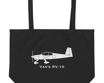 Van's RV10 Organic Tote Bag | Airplane Gear Bag | RV10 Backpack