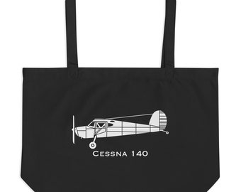 Cessna 140 Airplane Organic Tote Bag | Aircraft Gear Bag | C140 Cessna Backpack