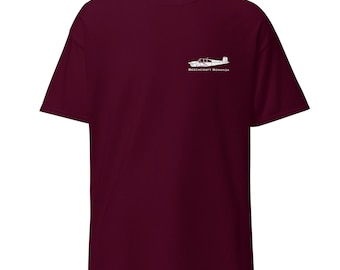 Beechcraft Bonanza BE-35 Custom Aircraft Design Cotton T-Shirt | Unisex | Pilot Gift | Ladies Mens |