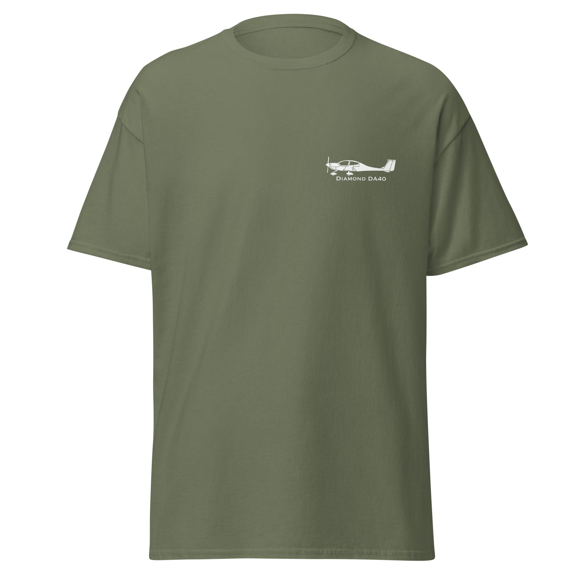 Diamond Star DA-40 Custom Aircraft Design Cotton T-shirt