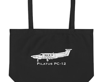 Sac fourre-tout bio Pilatus PC-12 | Sac pour équipement d'avion | Sac à dos PC12