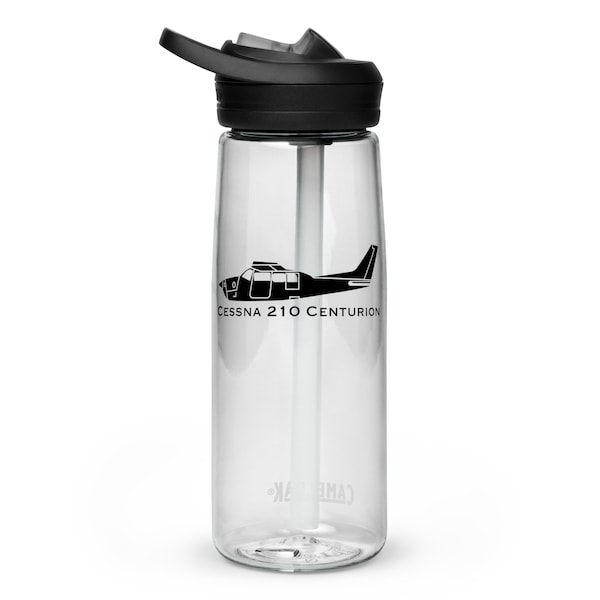 Cessna 210 Centurian Leak Proof Sports Water Bottle | Aircraft Thermos | Travel Flask