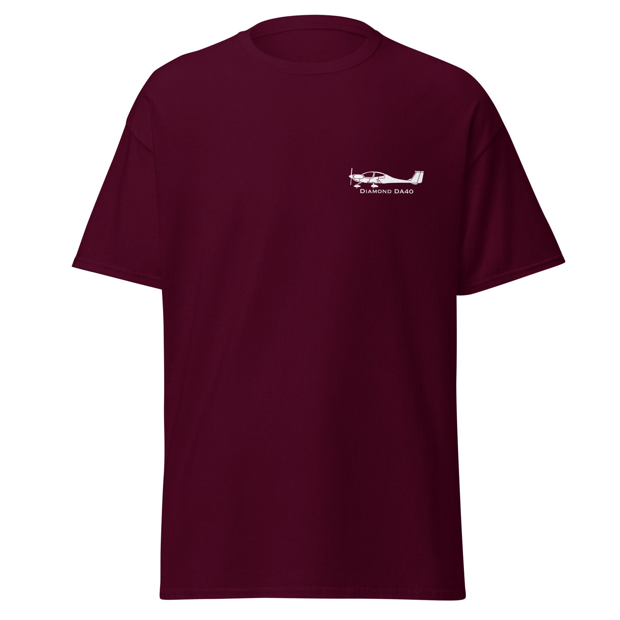 Diamond Star DA-40 Custom Aircraft Design Cotton T-shirt