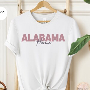 Camisa local de Alabama, camiseta del estado de Alabama, regalo de viaje de Alabama, lema del estado de Alabama, camisa de amor estatal, ropa de Alabama, regalo del orgullo estatal