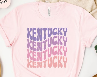 Camisa de Kentucky, camiseta del estado de Kentucky, regalo de viaje de Kentucky, camisa linda de Kentucky, camisa de amor del estado, ropa de Kentucky, vacaciones en Kentucky