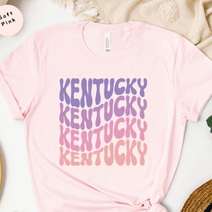Kentucky Shirt, Kentucky State T-shirt, Kentucky Travel Gift, Cute Kentucky Shirt, State Love Shirt, Kentucky Apparel, Kentucky Vacation