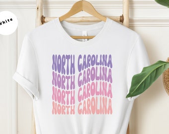 North Carolina Shirt, North Carolina State T-shirt, North Carolina Travel Gift, Cute North Carolina Shirt, State Love Shirt, Home State Tee