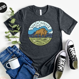 North Dakota Shirt, North Dakota T-shirt, State of North Dakota, North Dakota State Motto, North Dakota State Tee, North Dakota Gift