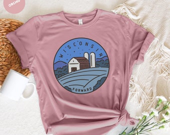Wisconsin Shirt, Wisconsin T-Shirt, Bundesstaat Wisconsin, Wisconsin State Motto, Wisconsin State Tee, Heimatstaat Shirt, Wisconsin Tee