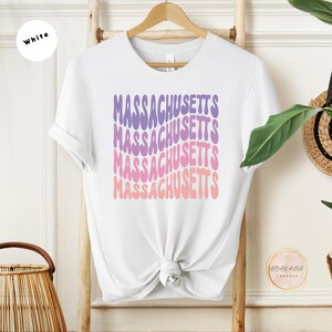 Massachusetts Shirt, Massachusetts State T-shirt, Massachusetts Travel Gift, Cute Massachusetts Shirt, State Love Shirt, Home State Shirt