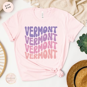 Vermont Shirt, Vermont State T-shirt, Vermont Travel Gift, Cute Vermont Shirt, State Love Shirt, Home State Tee, Travel Shirt, Vermont Tee